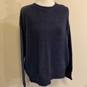 Jessica Simpson navy blue pull on sweater size Large